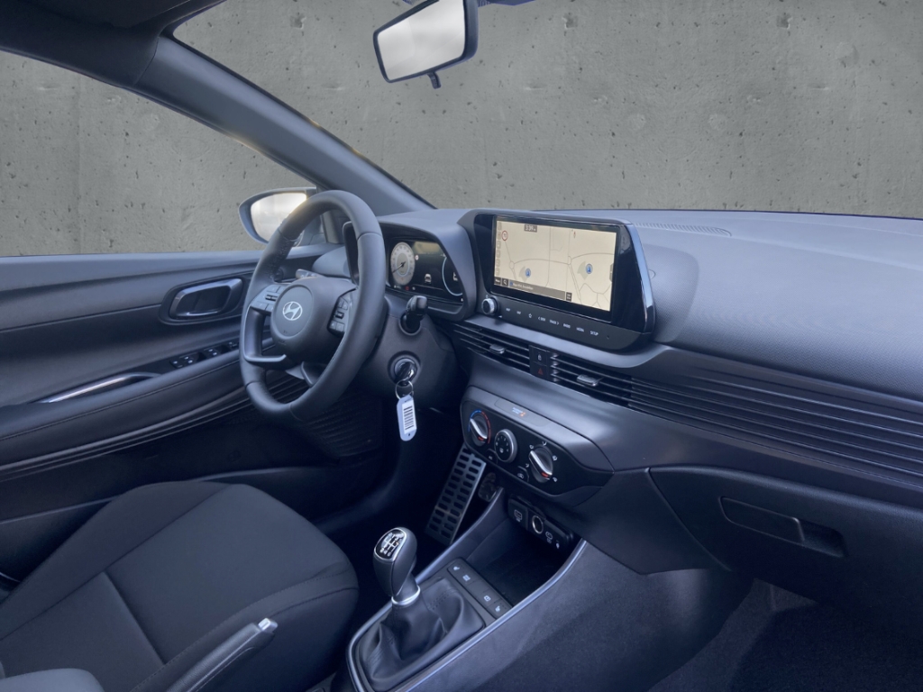 Fahrzeugabbildung Hyundai BAYON FL MY26 1.0 T-GDI MT Blackline Navi Digitales Cockpit LED Apple CarPlay Android Auto