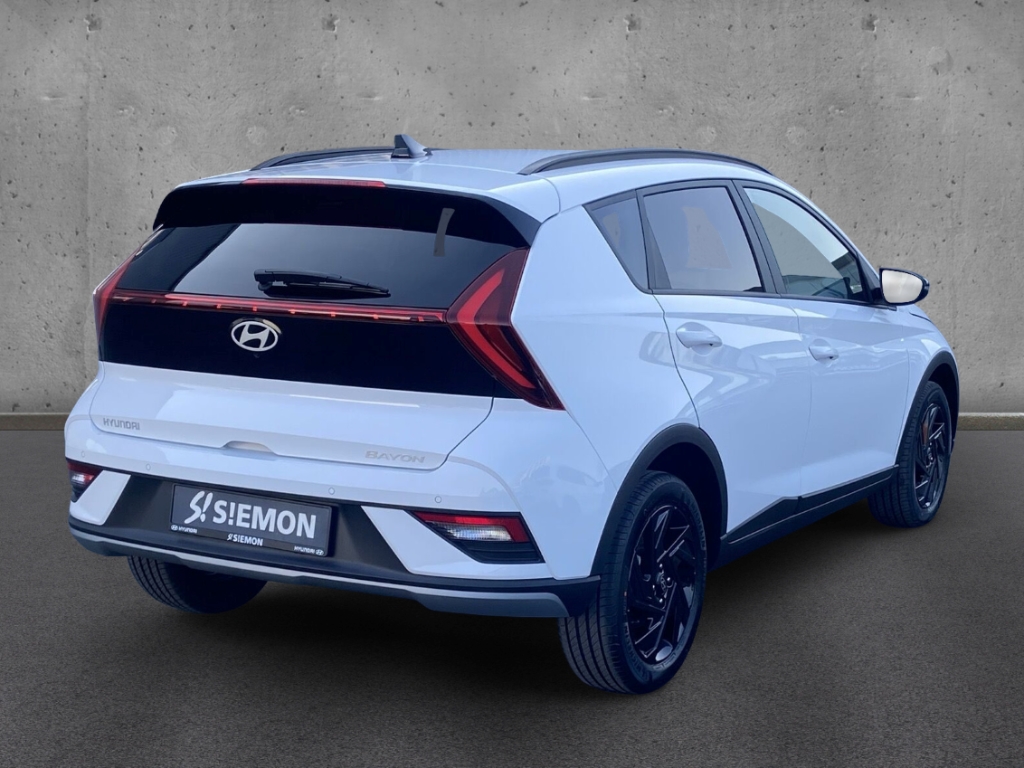 Fahrzeugabbildung Hyundai BAYON FL MY26 1.0 T-GDI MT Blackline Navi Digitales Cockpit LED Apple CarPlay Android Auto