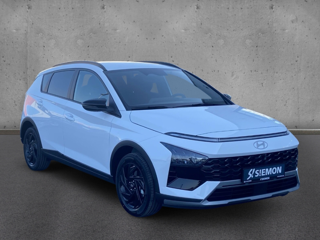 Fahrzeugabbildung Hyundai BAYON FL MY26 1.0 T-GDI MT Blackline Navi Digitales Cockpit LED Apple CarPlay Android Auto