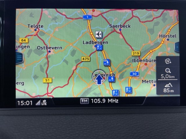 Fahrzeugabbildung Audi A3 SB 30 TDI LED Nav Temp Klimaat SHZ PDC Kamera
