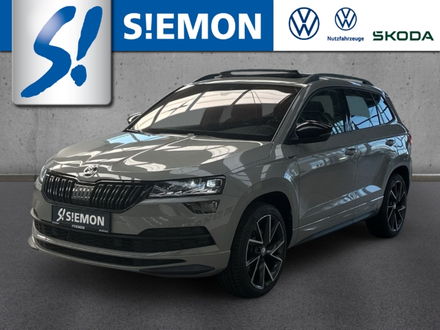 SKODA Karoq 2.0 TSI DSG Sport 4x4 AHK PANO STHZ NAVI Allrad Keyless Entry Rückfahrkam.