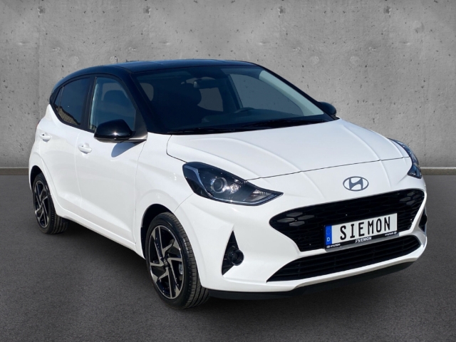 Fahrzeugabbildung Hyundai i10 FL MY25 1.2 Prime Navi Dachlackierung Apple CarPlay Android Auto DAB SHZ LenkradHZG