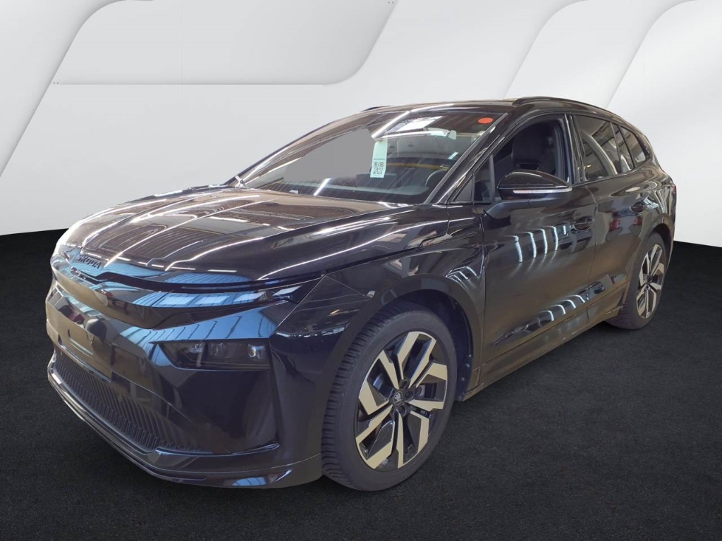 SKODA Enyaq 85 210kW 82kWh Sportline Matrix Pano Navi AHK-klappbar El. Panodach Digitales Cockpit