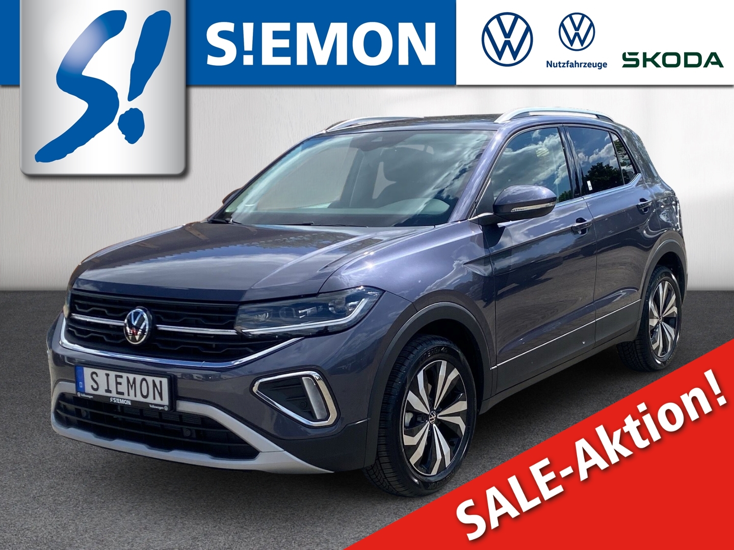 Fahrzeugabbildung Volkswagen T-Cross 1.0 TSI DSG Style IQ.LIGHT AHK PDC SHZ R-Kamera