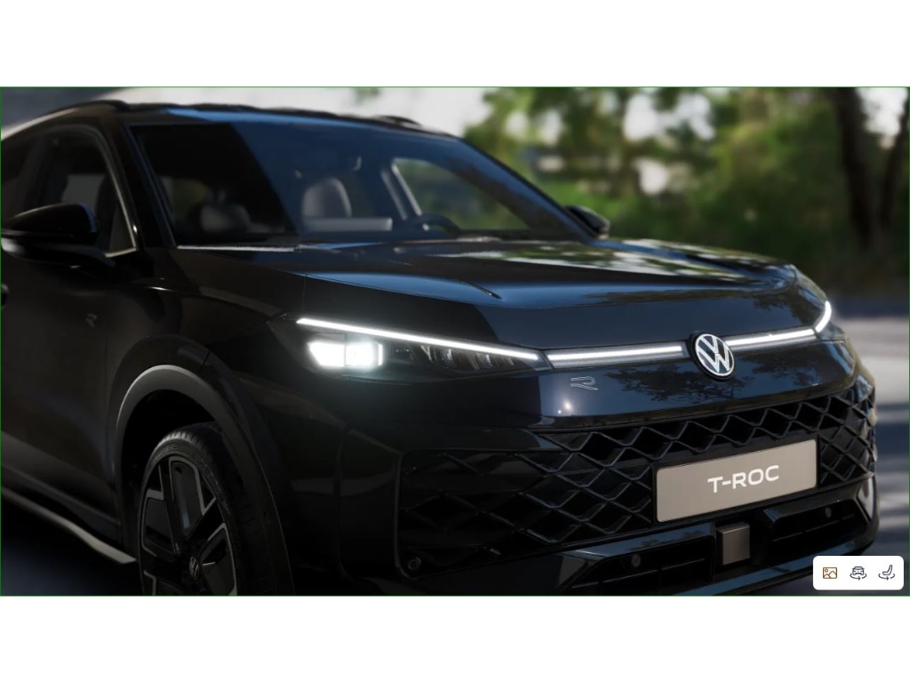 Fahrzeugabbildung Volkswagen T-Roc 1.5 eTSI DSG R-Line MATRIX AHK LM19 Connect