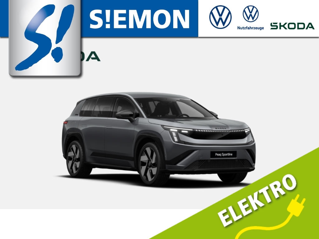 SKODA Peaq 90x Sportline 7Sitzer LED AHK LM21 AHK Maxx