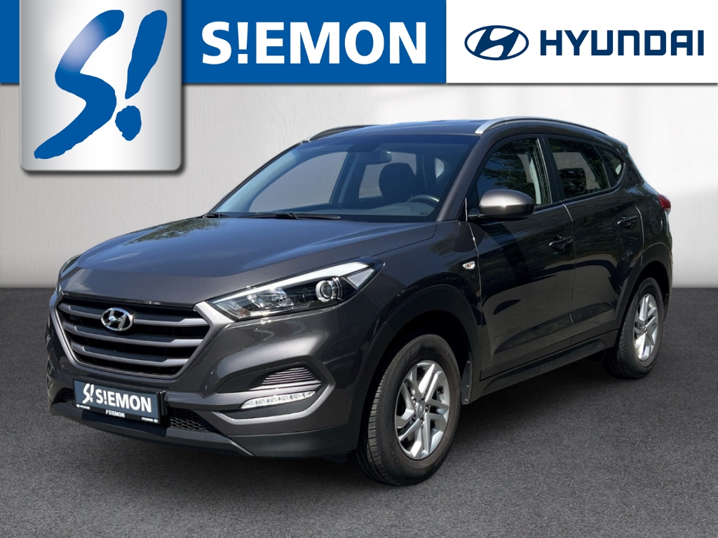 Hyundai TUCSON blue 2WD 1.6 GDI AHK Navi SHZ PDC CarPlay