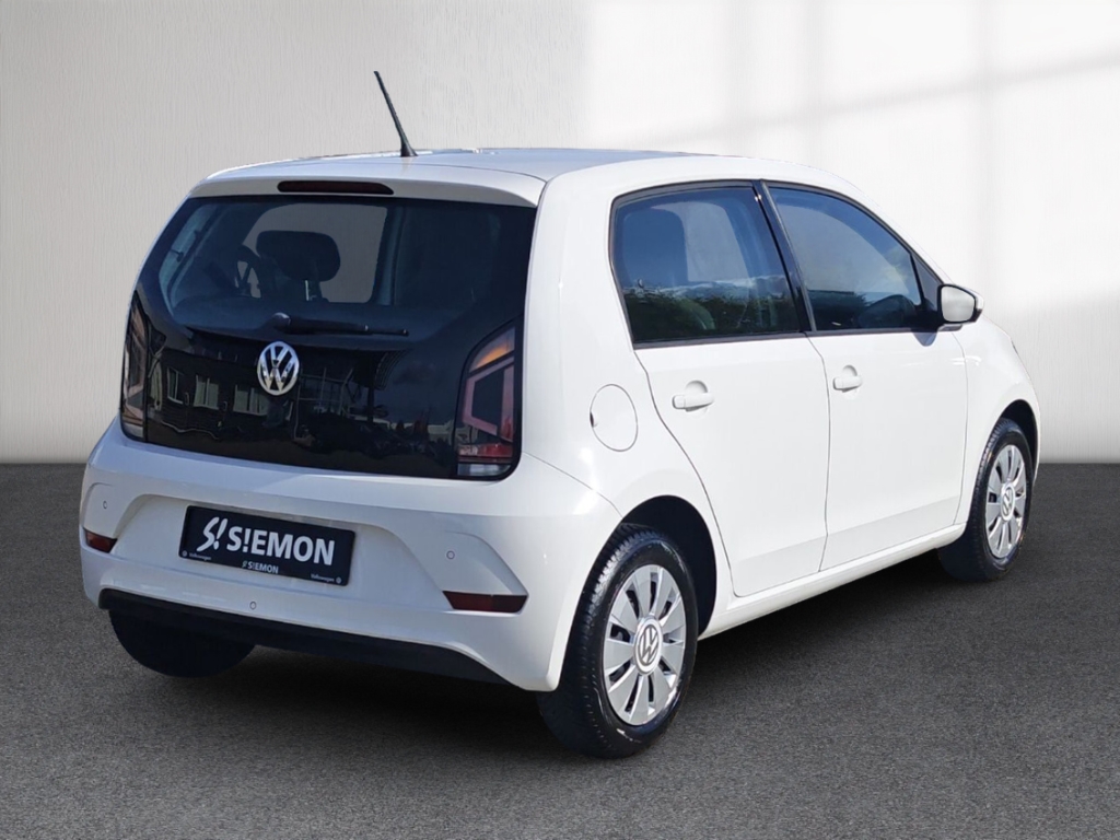 Fahrzeugabbildung Volkswagen up! move 1.0 Temp Tel.-Vorb. PDC Kollisionswarner Notbremsass. Regensensor GA