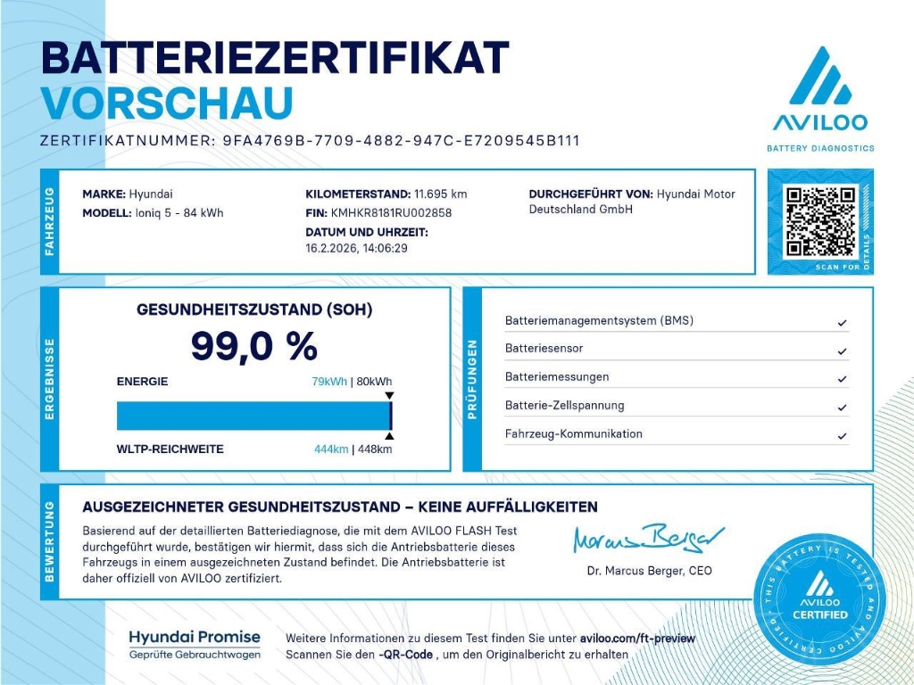 Fahrzeugabbildung Hyundai IONIQ 5 4WD 84kWh N-Performance Sitz-Paket HUD Navi Leder Digitales Cockpit