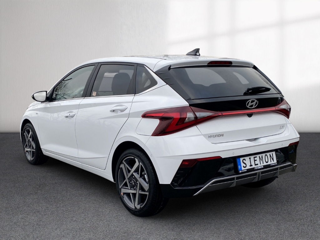 Fahrzeugabbildung Hyundai i20 FL 1.0 T-GDi 48V DCT PRIME Navi LED BlindSpot KeyLess Allwetter