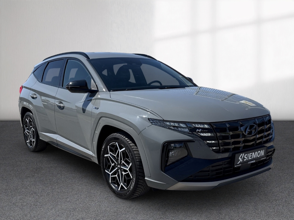 Fahrzeugabbildung Hyundai TUCSON 1.6 T-GDi DCT 4WD 48V N-Line Assist-P Sitz-P ECS AHK Allwetter Navi Digitales Cockpit