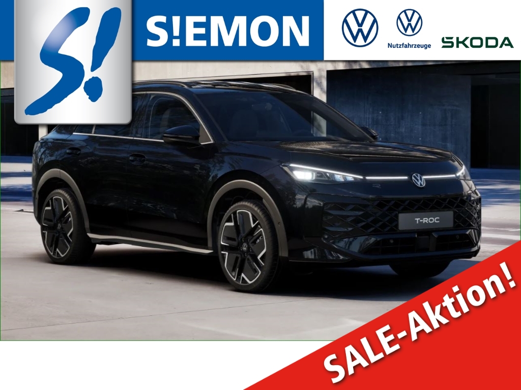 Fahrzeugabbildung Volkswagen T-Roc 1.5 eTSI DSG R-Line MATRIX AHK LM19 Connect