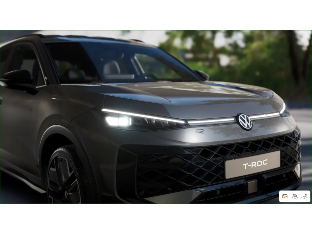 Fahrzeugabbildung Volkswagen T-Roc 1.5 eTSI DSG R-Line MATRIX AHK LM19 Connect
