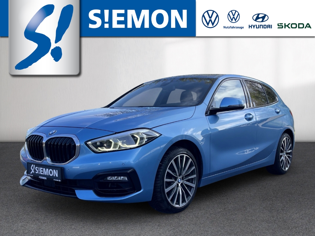 BMW 118 d Sport Line Navi LED H&K HUD Schiebedach Memory Sitze Rückfahrkam.