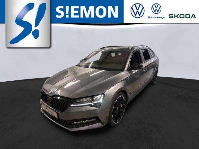 SKODA Superb Combi 2.0 TDI Sportline AHK LED NAV SHZ v+h