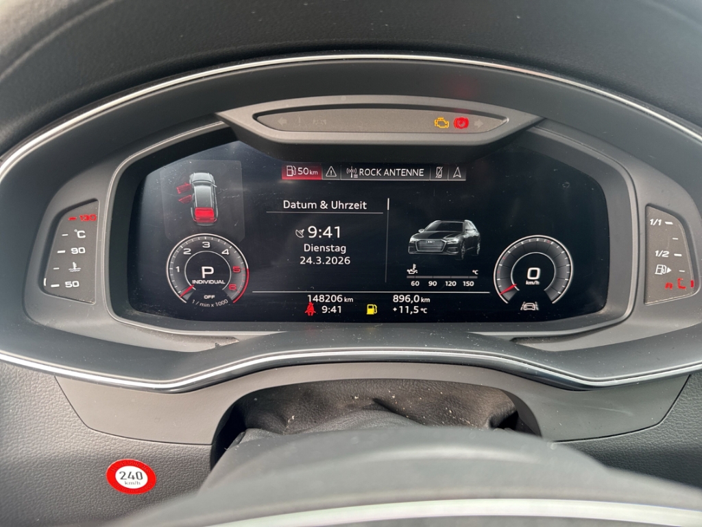 Fahrzeugabbildung Audi A6 quattro design Avant Apple CarPlay Temp SHZ