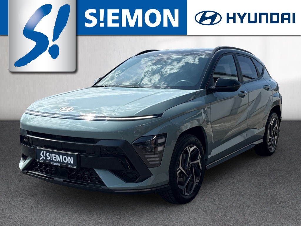 Fahrzeugabbildung Hyundai KONA SX2 1.0 T-Gdi DCT N-LINE Dachlackierung Navi Digitales Cockpit LED ACC El. Heckklappe