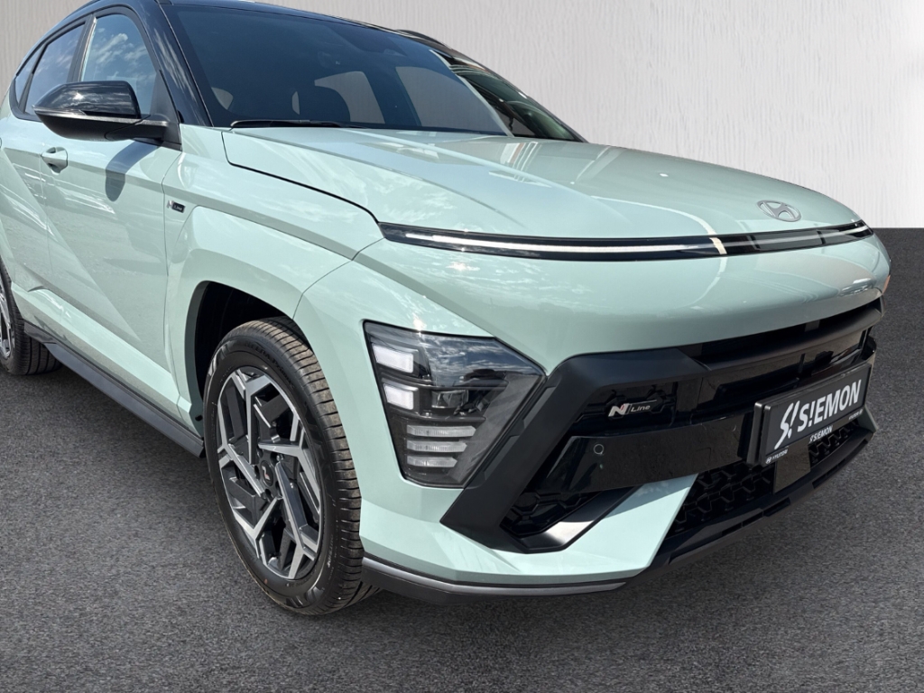 Fahrzeugabbildung Hyundai KONA SX2 1.0 T-Gdi DCT N-LINE Dachlackierung Navi Digitales Cockpit LED ACC El. Heckklappe