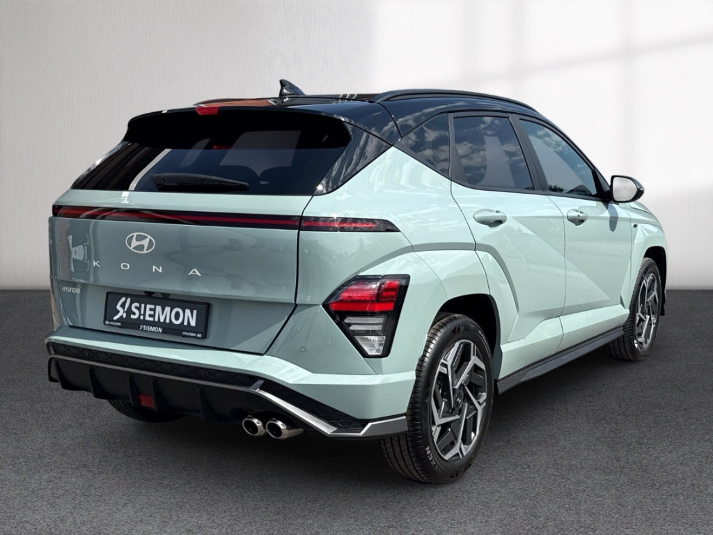 Fahrzeugabbildung Hyundai KONA SX2 1.0 T-Gdi DCT N-LINE Dachlackierung Navi Digitales Cockpit LED ACC El. Heckklappe