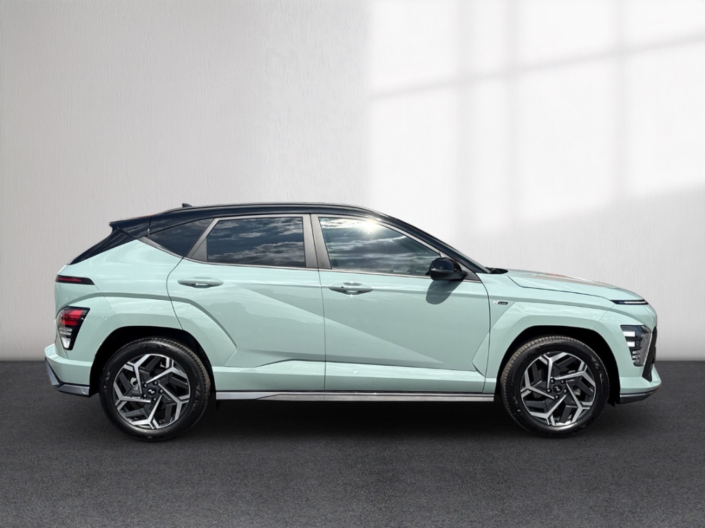 Fahrzeugabbildung Hyundai KONA SX2 1.0 T-Gdi DCT N-LINE Dachlackierung Navi Digitales Cockpit LED ACC El. Heckklappe