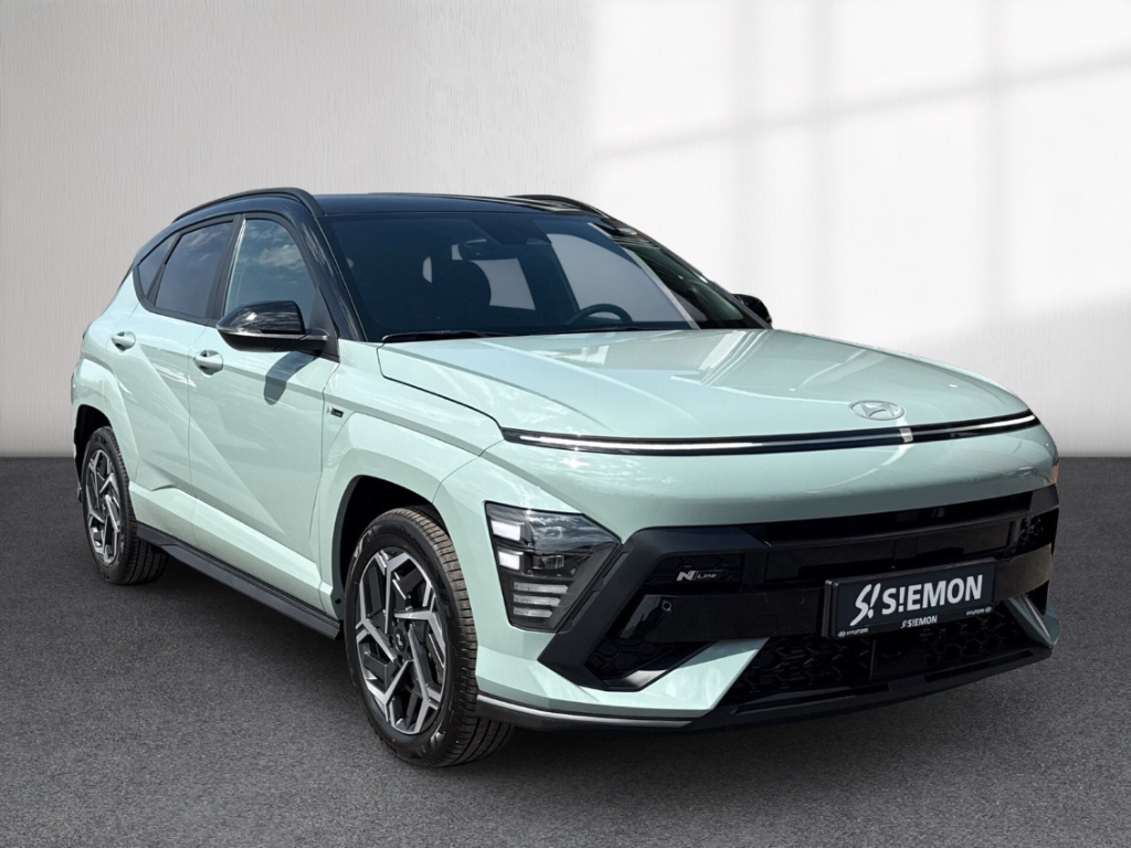 Fahrzeugabbildung Hyundai KONA SX2 1.0 T-Gdi DCT N-LINE Dachlackierung Navi Digitales Cockpit LED ACC El. Heckklappe