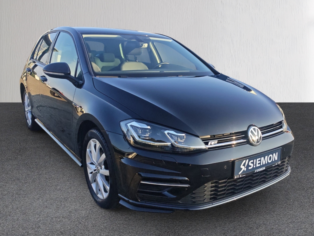 Fahrzeugabbildung Volkswagen Golf VII 2.0 TDI DSG R Line Sportpaket AHK-klappbar Navi Digitales Cockpit LED Sperrdiff.